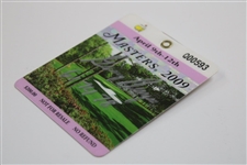 Gary Player Signed 2009 Masters Series Badge #Q00593 w/Years Won JSA ALOA 