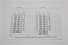 Jim Nantz Signed Augusta National GC Scorecard w/A Tradition...JSA ALOA