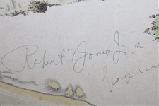 Bobby Jones Signed The Old Course St. Andrews Mackenzie Map - Only Known Example
