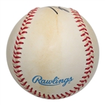 Tiger Woods Signed c.1996 Rawlings Official American League Baseball JSA FULL