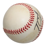 Tiger Woods Signed c.1996 Rawlings Official American League Baseball JSA FULL