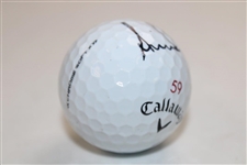 Annika Sorenstam Signed Callaway '59' Logo Golf Ball JSA ALOA