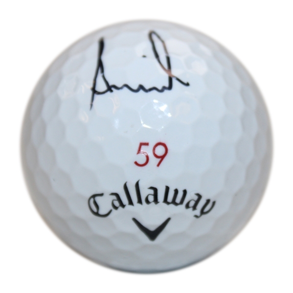 Annika Sorenstam Signed Callaway 59 Logo Golf Ball JSA ALOA