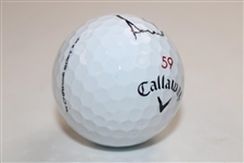 Annika Sorenstam Signed Callaway '59' Logo Golf Ball JSA ALOA