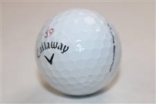Annika Sorenstam Signed Callaway '59' Logo Golf Ball JSA ALOA
