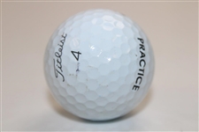Fred Couples Signed Titleist Masters Logo Practice Golf Ball JSA ALOA