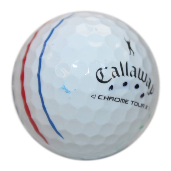Phil Mickelson Personal Marked & Used Callaway Chrome Tour X Golf Ball