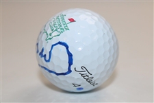 Ian Woosnam Signed Titleist Augusta National Golf Club Logo Golf Ball JSA ALOA