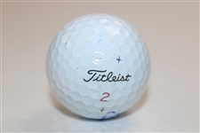 Zach Johnson Signed Personal Marked & Used Titleist 2 Golf Ball JSA #AQ58733