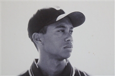 Original Tiger Woods 1997 Nike Point of Sale Soft Goods Stand-Up Cardboard Advertisement