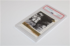Jack Nicklaus Signed 2001 UD '1963' Masters Champion Card #107 PSA/DNA Auto Grade 8