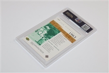 Jack Nicklaus Signed 2001 UD '1963' Masters Champion Card #107 PSA/DNA Auto Grade 8