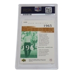 Jack Nicklaus Signed 2001 UD '1965' Masters Champion Card #109 PSA/DNA Auto Grade 8