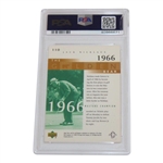 Jack Nicklaus Signed 2001 UD '1966' Masters Champion Card #110 PSA/DNA Auto Grade 8 