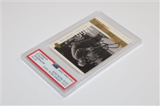 Jack Nicklaus Signed 2001 UD '1966' Masters Champion Card #110 PSA/DNA Auto Grade 8 