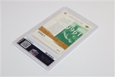 Jack Nicklaus Signed 2001 UD '1966' Masters Champion Card #110 PSA/DNA Auto Grade 8 