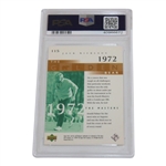 Jack Nicklaus Signed 2001 UD '1972' Masters Champion Card #115 PSA/DNA Auto Grade 9 