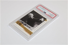 Jack Nicklaus Signed 2001 UD '1975' Masters Champion Card #118 PSA/DNA Auto Grade 8 