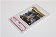 Jack Nicklaus Signed 2001 UD '1986' Masters Champion Card #123 PSA/DNA Auto Grade 8 