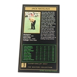 Jack Nicklaus Signed '1965' Masters Collection GSV Golf Card JSA ALOA