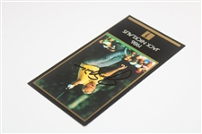 Jack Nicklaus Signed '1986' Masters Collection GSV Golf Card JSA ALOA