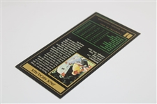 Jack Nicklaus Signed '1986' Masters Collection GSV Golf Card JSA ALOA