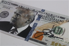 Jack Nicklaus Signed Novelty President Trump $100 Bill JSA ALOA