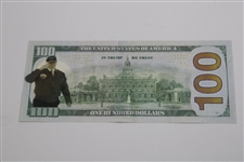 Jack Nicklaus Signed Novelty President Trump $100 Bill JSA ALOA