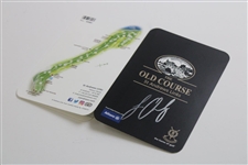 Louis Oosthuizen Signed The Old Course St Andrews Scorecard JSA ALOA