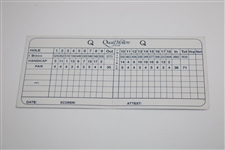 Rickie Fowler Signed Quail Hollow Scorecard with '1st Win' JSA ALOA