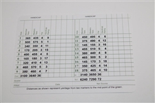 Bubba Watson Signed Augusta National Scorecard JSA ALOA