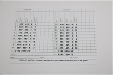 Ludvig Aberg Signed Augusta National Scorecard JSA ALOA