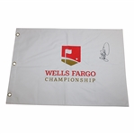 Rory McIlroy Signed Wells Fargo Embroidered Flag JSA ALOA