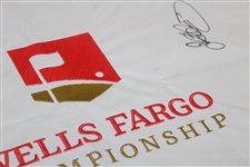 Rory McIlroy Signed Wells Fargo Embroidered Flag JSA ALOA