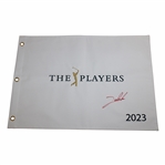 Jon Rahm Signed 2023 The Players Embroidered Flag JSA ALOA