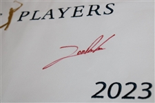 Jon Rahm Signed 2023 The Players Embroidered Flag JSA ALOA