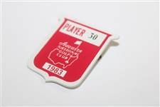 Payne Stewart's 1983 Masters Tournament Contestant Badge #30 - Masters Debut
