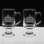 Pair of Augusta National GC Clubhouse Logo Coffee Glasses