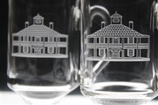 Pair of Augusta National GC Clubhouse Logo Coffee Glasses