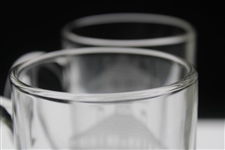 Pair of Augusta National GC Clubhouse Logo Coffee Glasses