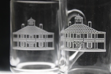 Pair of Augusta National GC Clubhouse Logo Coffee Glasses