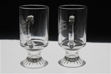 Pair of Augusta National GC Clubhouse Logo Coffee Glasses