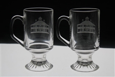 Pair of Augusta National GC Clubhouse Logo Coffee Glasses