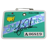 Tiger Woods Signed 1997 Masters SERIES Badge JSA AUTO Grade 10