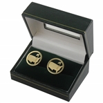 14k Gold Masters Tournament Logo Cufflinks w/Box
