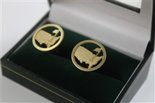14k Gold Masters Tournament Logo Cufflinks w/Box