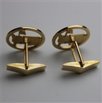 14k Gold Masters Tournament Logo Cufflinks w/Box
