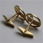14k Gold Masters Tournament Logo Cufflinks w/Box