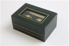 14k Gold Masters Tournament Logo Cufflinks w/Box
