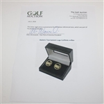 14k Gold Masters Tournament Logo Cufflinks w/Box